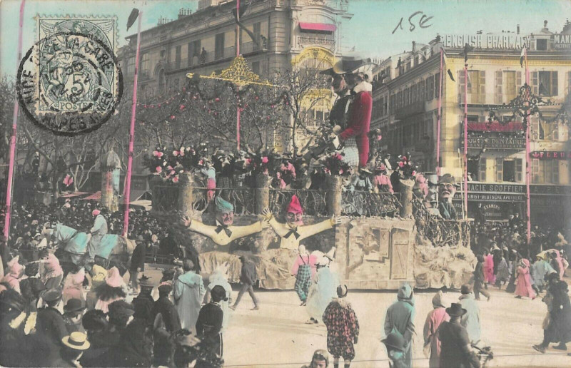 Carte postale ancienne Carnaval De Nice Carte Photo N°42 à Nice
