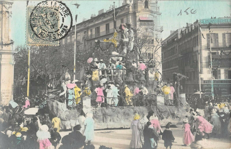 Carte postale ancienne Carnaval De Nice Carte Photo N°40 à Nice