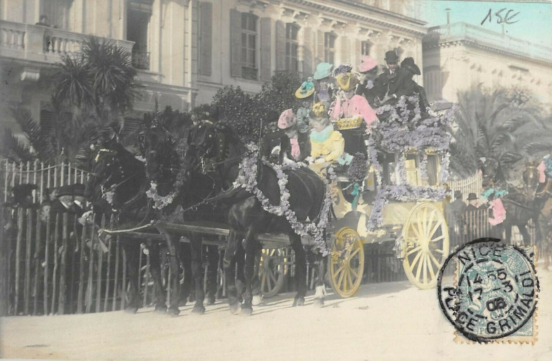 Carte postale ancienne Carnaval De Nice Carte Photo N°38 à Nice