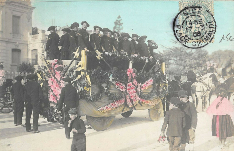 Carte postale ancienne Carnaval De Nice Carte Photo N°36 à Nice