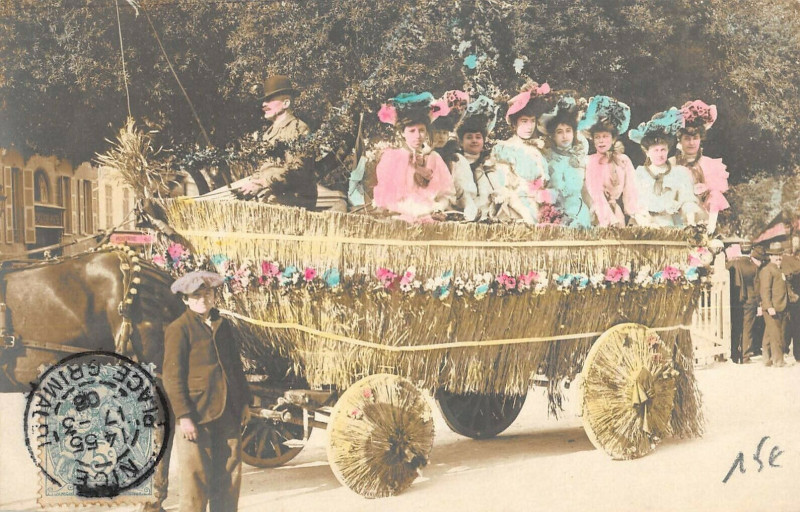 Carte postale ancienne Carnaval De Nice Carte Photo N°34 à Nice