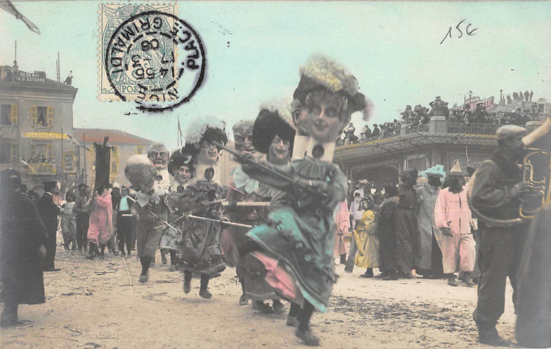 Carte postale ancienne Carnaval De Nice Carte Photo N°33 à Nice