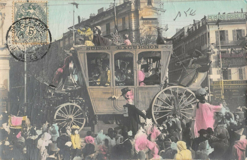 Carte postale ancienne Carnaval De Nice Carte Photo N°32 à Nice