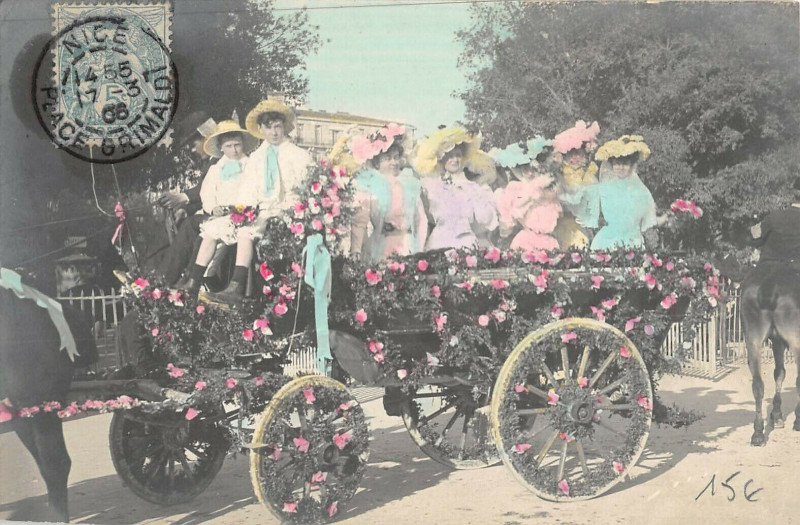 Carte postale ancienne Carnaval De Nice Carte Photo N°29 à Nice