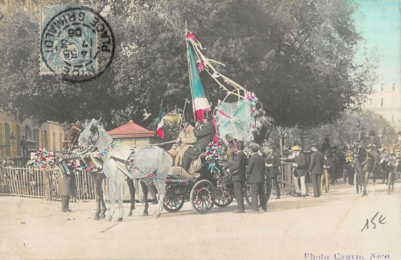 Carte postale ancienne Carnaval De Nice Carte Photo N°24 à Nice