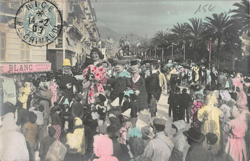 Carte postale ancienne Carnaval De Nice Carte Photo N°23 à Nice