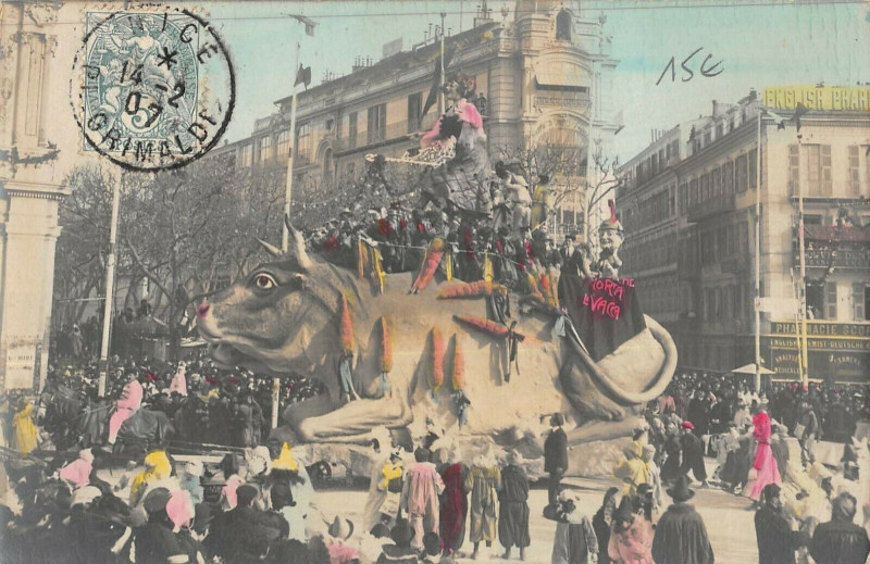 Carte postale ancienne Carnaval De Nice Carte Photo N°20 à Nice