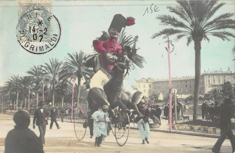 Carte postale ancienne Carnaval De Nice Carte Photo N°19 à Nice