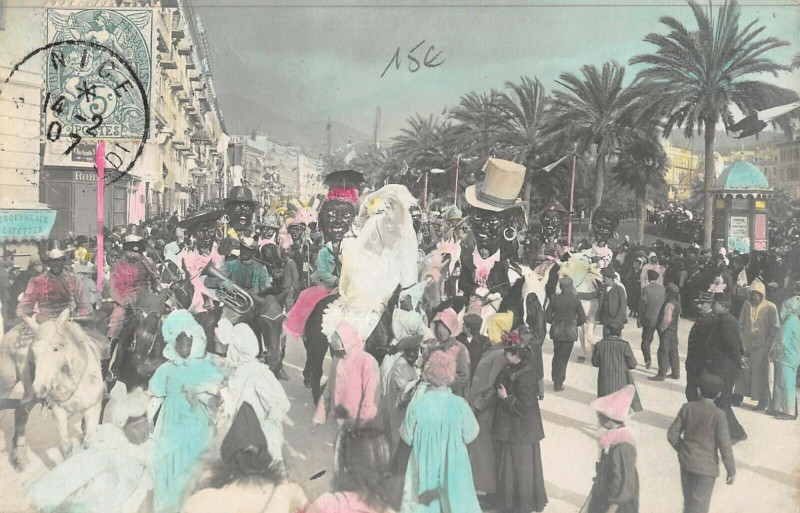 Carte postale ancienne Carnaval De Nice Carte Photo N°18 à Nice