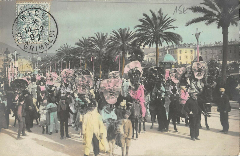 Carte postale ancienne Carnaval De Nice Carte Photo N°17 à Nice