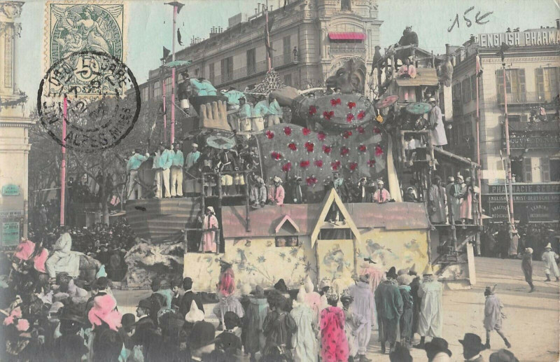 Carte postale ancienne Carnaval De Nice Carte Photo N°7 à Nice