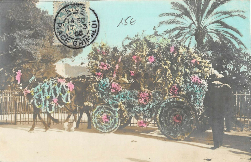 Carte postale ancienne Carnaval De Nice Carte Photo N°4 à Nice