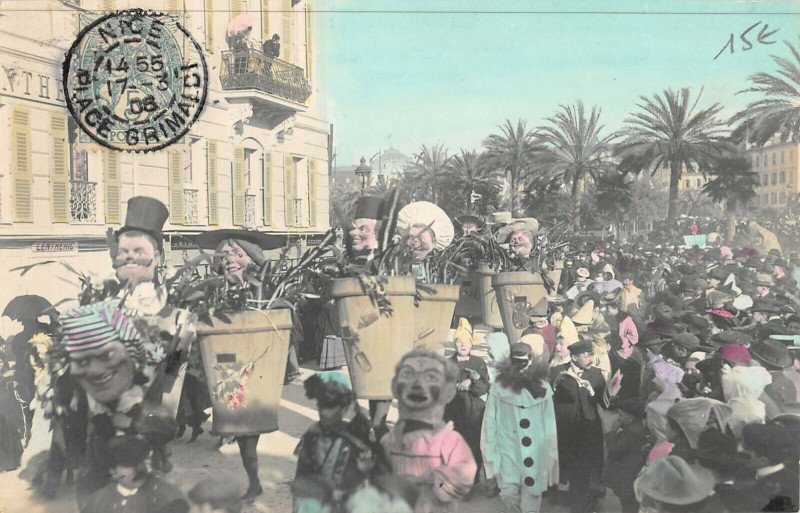 Carte postale ancienne Carnaval De Nice Carte Photo N°2 à Nice