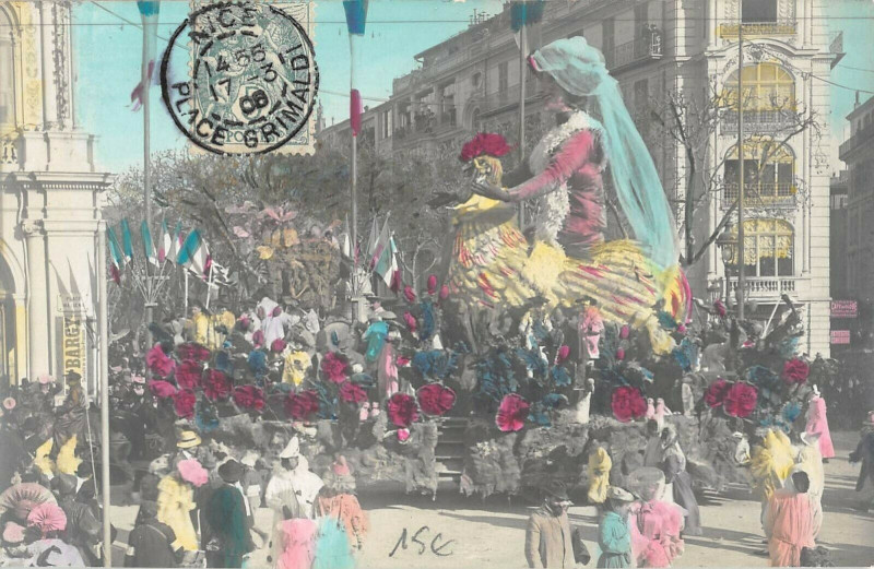 Carte postale ancienne Carnaval De Nice Carte Photo à Nice