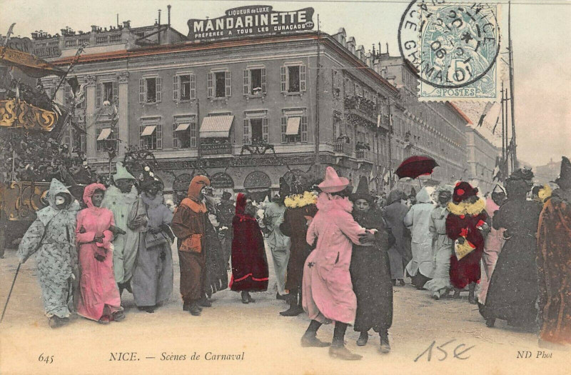 Carte postale ancienne Nice Scene De Carnaval à Nice