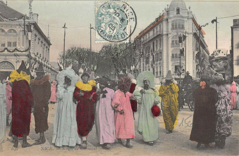 Carte postale ancienne Nice Scenes De Carnaval à Nice