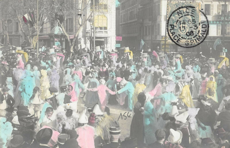 Carte postale ancienne Carte Photo Du Carnaval De Nice à Nice