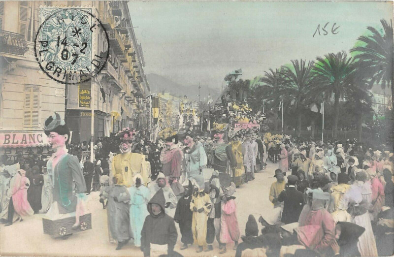 Carte postale ancienne Carte Photo Du Carnaval De Nice à Nice