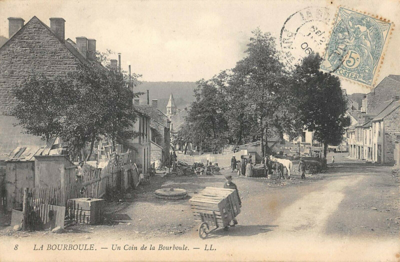Carte postale ancienne La Bourboule Un Coin De La Bourboule à La Bourboule