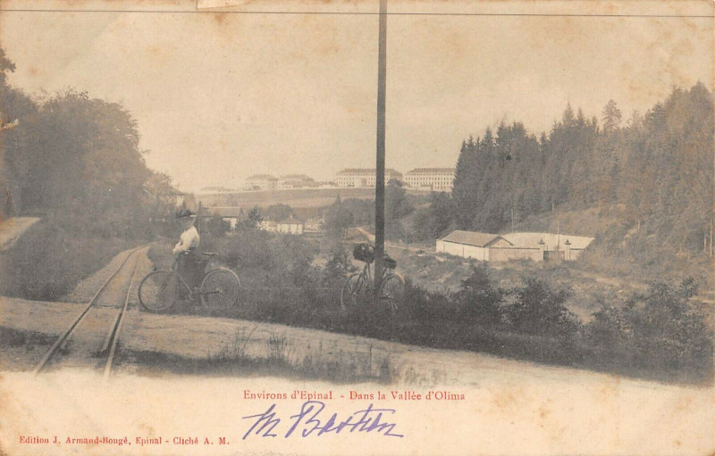 Carte postale ancienne Environs D'Epinal Dans La Vallee D'Olima