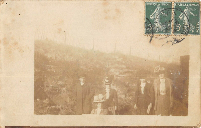 Carte postale ancienne Nissan Lez Enserune Carte Photo à Nissan-lez-Enserune