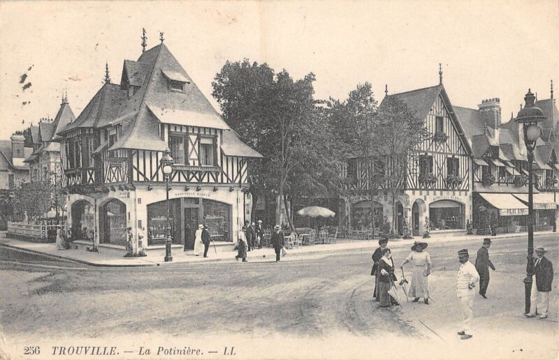 Carte postale ancienne Trouville La Potiniere