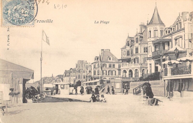 Carte postale ancienne Trouville La Plage