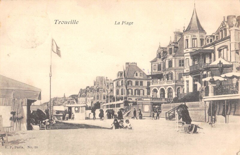 Carte postale ancienne Trouville La Plage