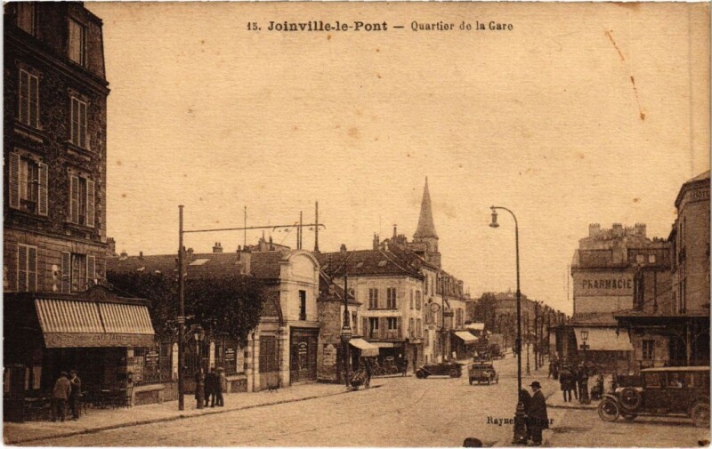 Carte postale ancienne Joinville le Pont Quartier de la Gare France à Joinville-le-Pont