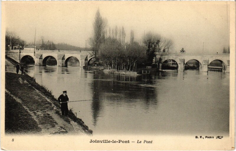 Carte postale ancienne Joinville le Pont Le Pont France à Joinville-le-Pont
