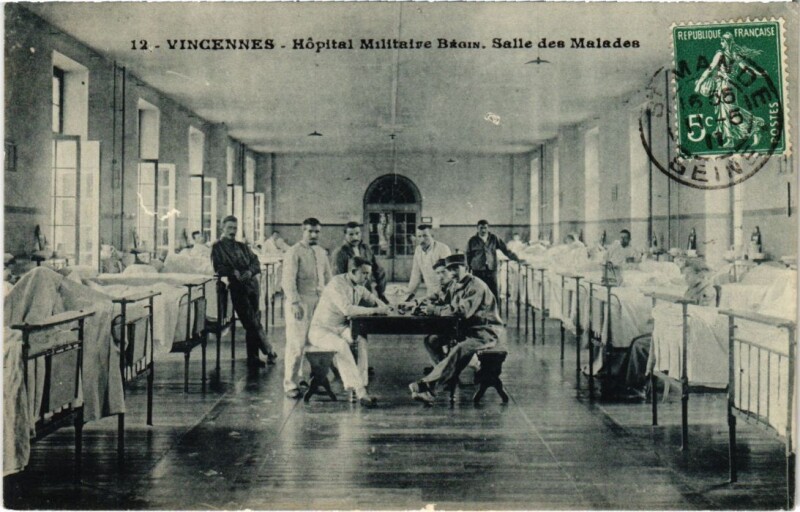 Carte postale ancienne Vincennes Hopital Militaire Begin France à Vincennes
