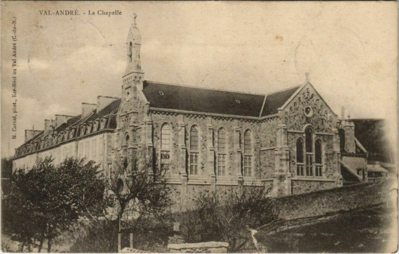 Carte postale ancienne Val Andre La Chapelle France
