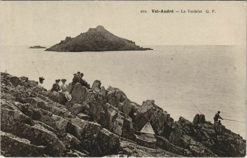 Carte postale ancienne Val Andre Le Verdelet France