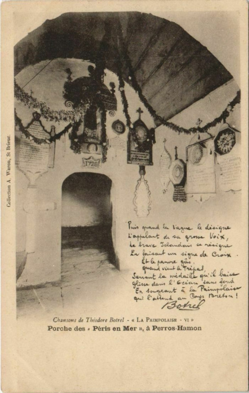 Carte postale ancienne Chansons de Theodore Botrel France