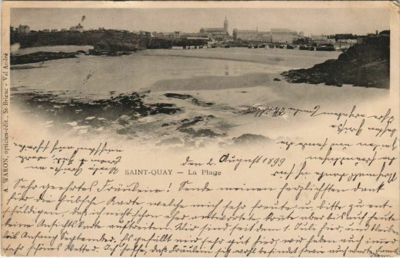 Carte postale ancienne St.Quay La Plage France