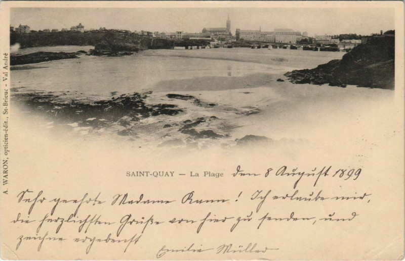 Carte postale ancienne St.Quay La Plage France
