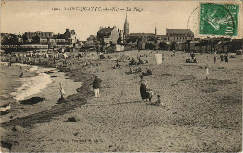 Carte postale ancienne St.Quay La Plage France