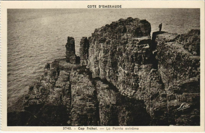 Carte postale ancienne Cap Frehel La Pointe extreme France