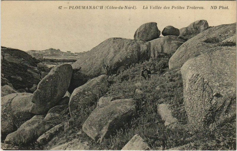 Carte postale ancienne Ploumanach La Vallee des Petites Troierou France