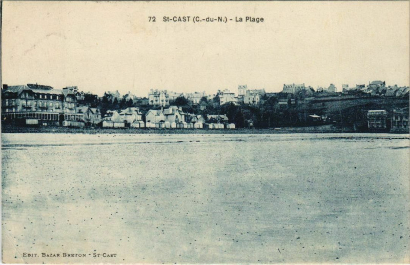 Carte postale ancienne Saint-Cast La Plage France
