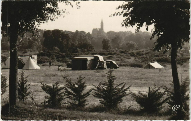 Carte postale ancienne Saint-Cast Le Camping France