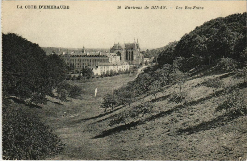 Carte postale ancienne Env.de Dinan Les Bas-Foins France à Dinan