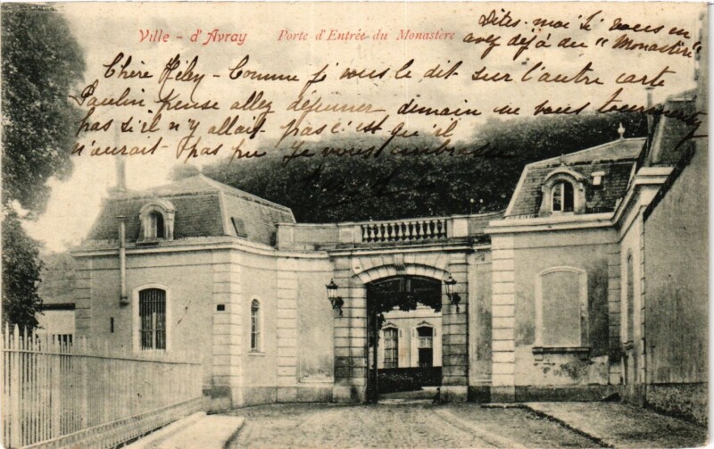 Carte postale ancienne Ville-d'Avray Porte d'Entrée du Monastere à Ville-d'Avray