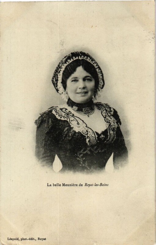 Carte postale ancienne Le belle meuniere de royal-les-Bains