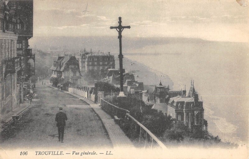 Carte postale ancienne Trouville Vue Generale