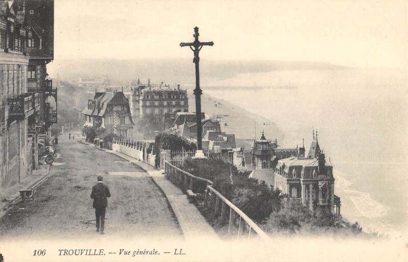 Carte postale ancienne Trouville Vue Generale
