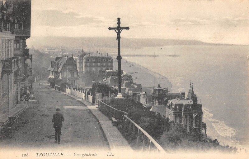 Carte postale ancienne Trouville Vue Generale