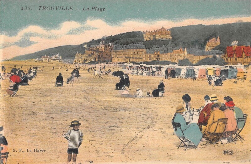 Carte postale ancienne Trouville La Plage
