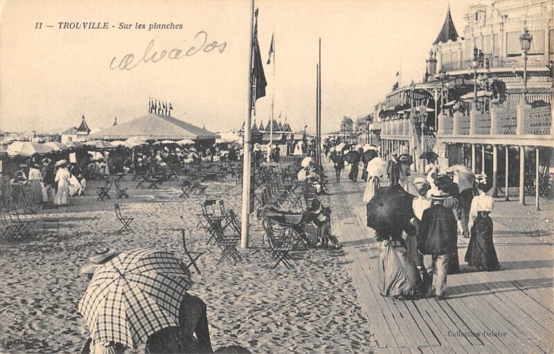 Carte postale ancienne Trouville Sur Les Planches