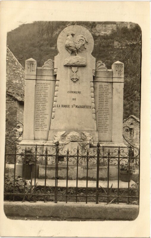 Carte postale ancienne Commune de la Roque Sainte-Marguerite à La Roque-Sainte-Marguerite